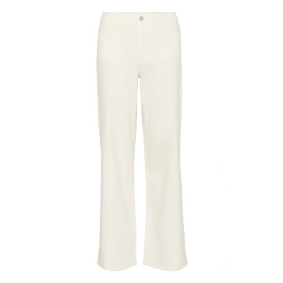 Afbeelding van Kaffe Broek Kakarla Twill Jeans10509834 110602 Chalk Dames Maat W40
