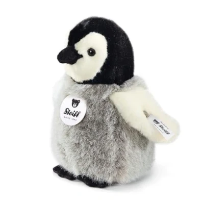 Afbeelding van Steiff knuffel pinguin Flaps, zwart/wit/grijs