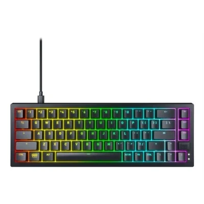 Image de CHERRY XTRFY K5V2 Clavier 65% compact rétroéclairage QWERTY US commutateur : MX2A Red (échangeable à chaud) noir