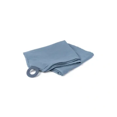 Afbeelding van Doomoo Basics Mom&#039;n Play Tetra Blue Veelzijdige borstvoedingsdoek biokatoen