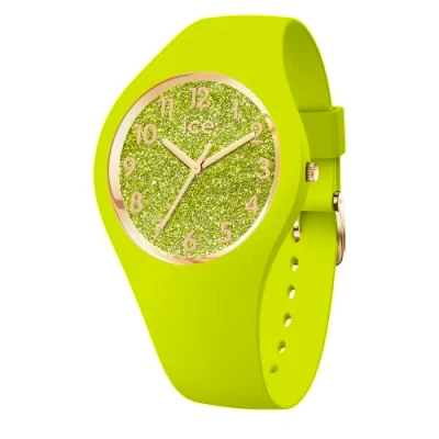 Afbeelding van Ice Watch Glitter Horloge, Dames, Maat: Small, Neon lime s