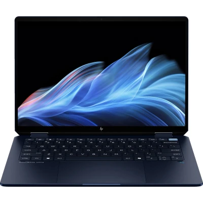 Afbeelding van HP Omnibook Ultra Flip 14&quot; Next Gen AI 2 in 1 Laptop 14 fh0000nb Atmospheric Blue OLED QHD Azerty toetsenbord met verlichting