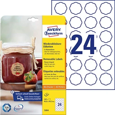Afbeelding van Avery, Labels, Rond etiket.40,8x40,3