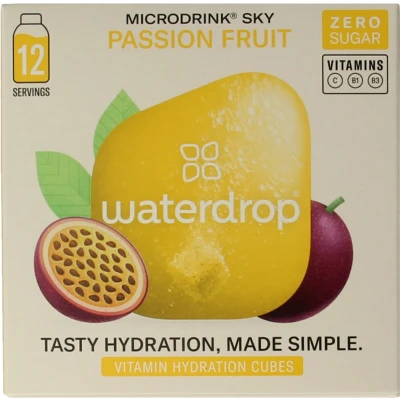 Afbeelding van Waterdrop Sky Microdrink Vitamin Hydration Cubes 12ST