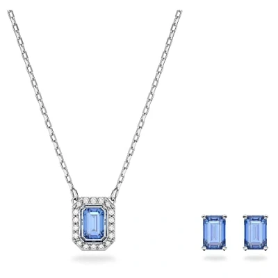 Afbeelding van Swarovski Millenia Pendant SET Oorbellen, Dames, Maat: One Size, Blue