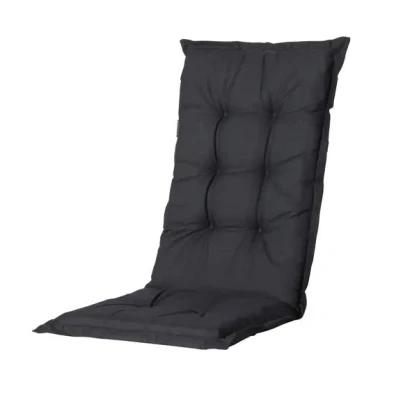 Afbeelding van Madison Tuinstoelkussen hoge rug 50x123 cm Basic black