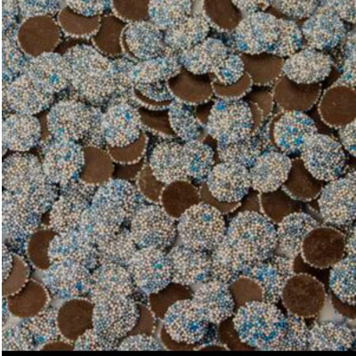 Afbeelding van Chocolade Flikjes Blauw Silo 500 Gram