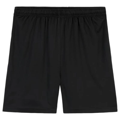 Afbeelding van sportshorts voor kinderen, korte met trekkoord, fitnessstudio, hardlopen, voetbal, rugby basketbal, kleding, uniseks, sportkleding, jongens en meisjes, elastische maat, 4 14 jaar, zwart.