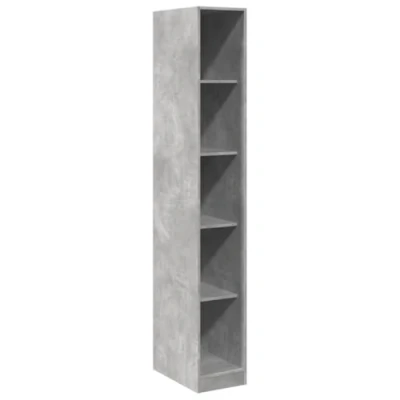 Afbeelding van vidaXL Kledingkast 30x50x200 cm bewerkt hout betongrijs