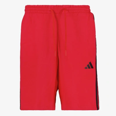Afbeelding van Adidas M 3S FT heren sportshort rood Maat XXL