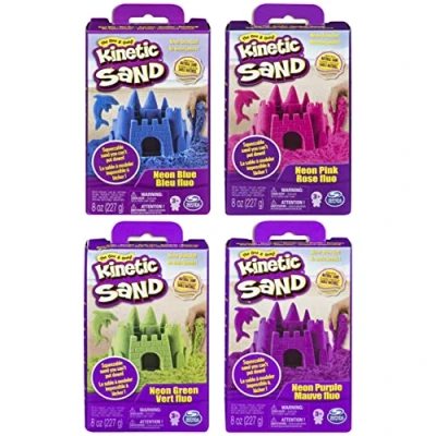 Image de Pâte à modeler pour enfant Kinetic Sand Recharge Sable coloré Modèle aléatoire