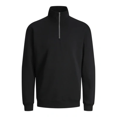 Afbeelding van Jack &amp; Jones Jjebradley HALF ZIP Sweater, Heren, Maat: Medium, Black