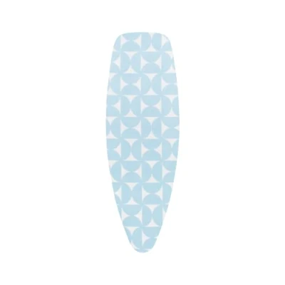 Image de Brabantia Housse de Table à Repasser D 135 x 45 cm pour Fers Ordinaires et Vapeur Couche Supérieure Mousse Durable 2 mm 100% Coton Lavable Fresh Breeze