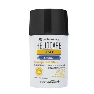 Afbeelding van Heliocare 360 Sport Transparant Stick SPF50 Crème 25gr
