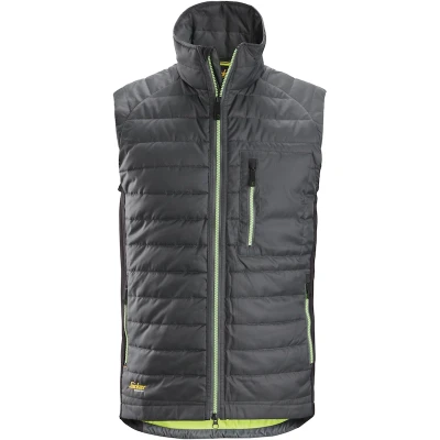 Afbeelding van Snickers 4512 AllroundWork 37.5® Isolerende Bodywarmer Staalgrijs/Zwart L