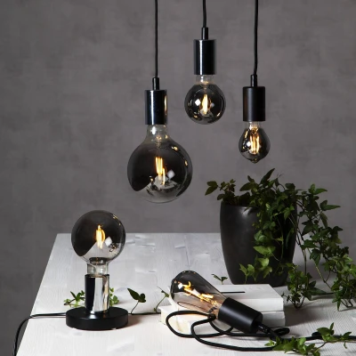 Afbeelding van Edison lamp Rookglas E27 1.8W Super Warm Wit 2100K