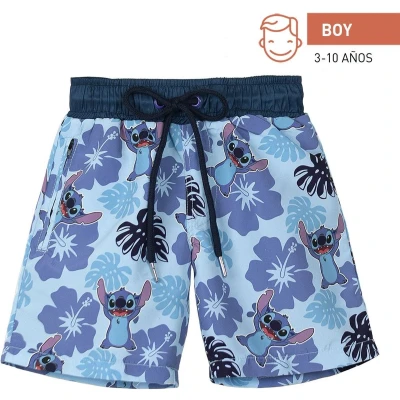 Afbeelding van Kinderbadpakken Stitch Licht Blauw Maat 3 Jaar