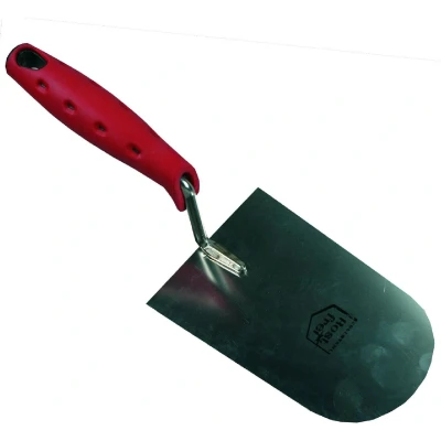 Afbeelding van Metselmeisje Stucadoorstroffel RVS softgrip rond 180mm