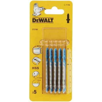 Afbeelding van DeWALT DT2161 T 118 B Decoupeerzaagblad voor Metaal, Non ferro &amp; Aluminium VE=5