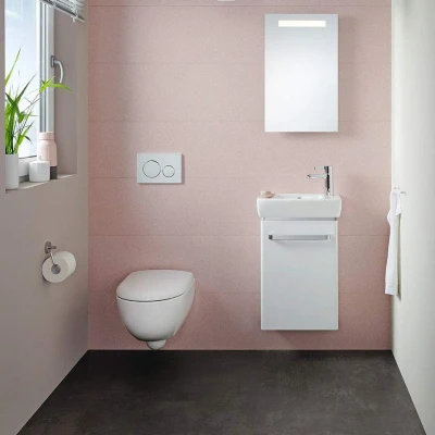 Afbeelding van Geberit Sigma20 bedieningsplaat, voor 2 toets spoeling, ringen chroom