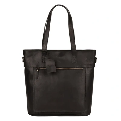 Afbeelding van Burkely Vintage Jade Laptopshopper 14&quot; black
