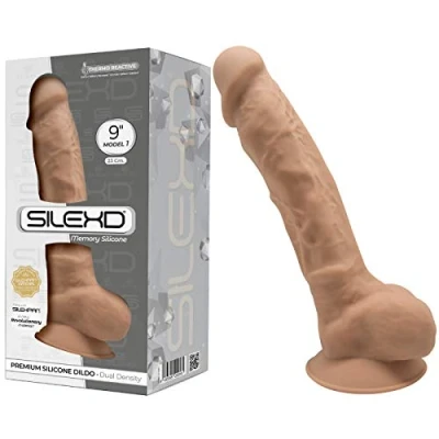 Afbeelding van Realistische Dildo Silexd Caramel Beige
