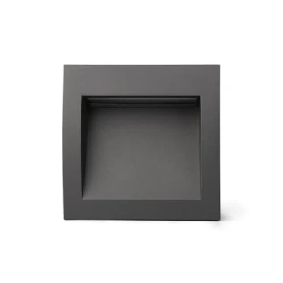 Afbeelding van FARO BARCELONA 70148 Senda inbouwlamp (inclusief lichtbron) led, 3 W, aluminium behuizing, glazen diffuser, kleur grijs