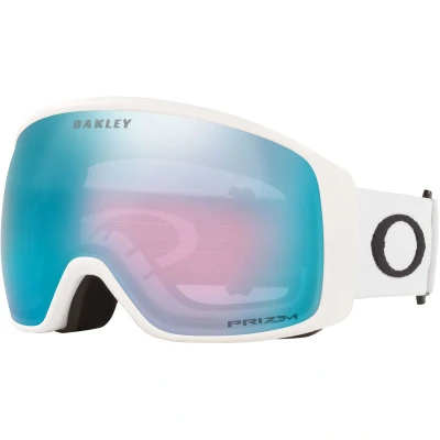 Afbeelding van Oakley Flight Tracker L Prizm Snow Skibril Wit Iridium Sapphire/CAT3