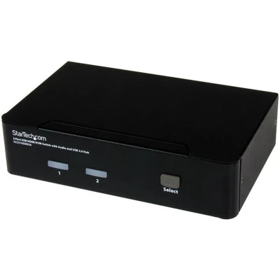Afbeelding van KVM Schakelaar Startech SV231HDMIUA FHD HDMI USB Zwart