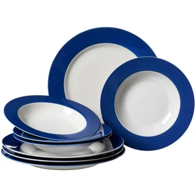 Afbeelding van Doppio tafelservies, 8 delig, antraciet