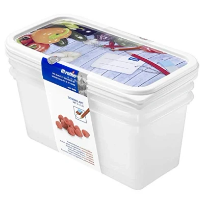 Afbeelding van Rotho vriezer kan DOMINO 1,5 liter motief 1500 ml