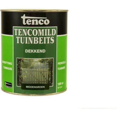 Afbeelding van Tenco Tencomild Dekkend Middengroen Tuinbeits 1 Liter