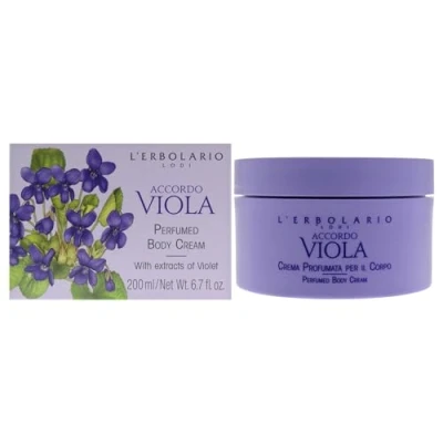 Afbeelding van Perfumed Body Cream Accordo Viola by LErbolario voor dames, 150 g, lichaamscrème