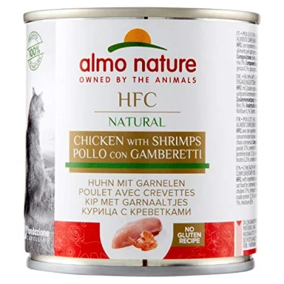 Afbeelding van 6x280g Kip &amp; Garnalen Almo Nature Classic Kattenvoer