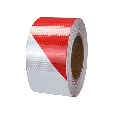 Afbeelding van Sweieoni Reflecterende band, zelfklevend, waarschuwingsband, reflecterend, rood en wit
