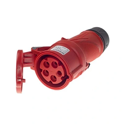 Afbeelding van Mennekes CEE koppelcontactstop (rood) 5 polig 16A 400