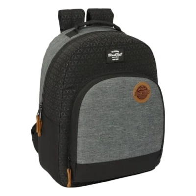Afbeelding van Schoolrugzak BlackFit8 Old school Zwart Grijs 32 x 42 15 cm