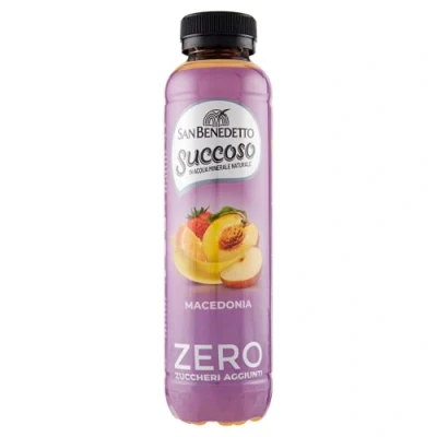 Afbeelding van San Benedetto Succoso zero Macedonia PET flessen zonder suiker, 40 cl, ACE vruchtensap, 24 Stuk