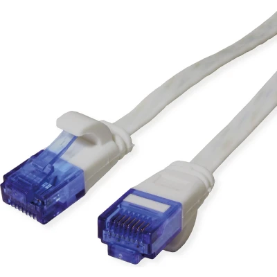 Afbeelding van VALUE UTP patchkabel, Cat.6A (Class EA), extra plat, grijs, 1,5 m