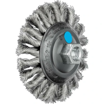 Afbeelding van PFERD 43315013 Combitwist schijfborstel getordeerd KBG Ø 115 x 15 mm M14 roestvrijstalen draad 0,35 voor haakse slijpers 1 stuk(s)
