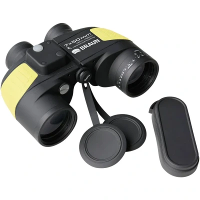 Afbeelding van Braun Phototechnik Marine verrekijker 20135 7 x 50 mm Porro Geel, Zwart