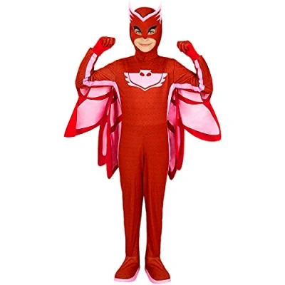 Afbeelding van FUNIDELIA Deluxe Owlette PJ Masks kostuum 5 6 jaar (110 122 cm)