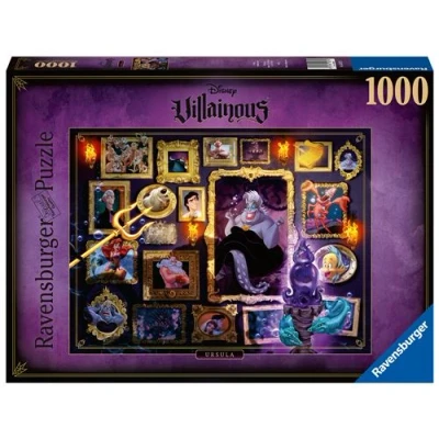 Image de Puzzle 1000 pièces Ravensburger Collection Disney Villainous Ursula