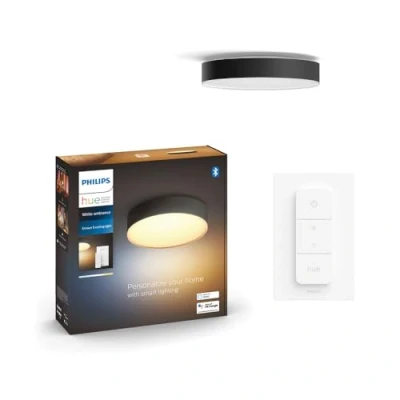 Afbeelding van Philips Hue Enrave S plafondlamp White Ambiance Zwart