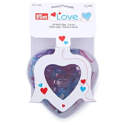 Afbeelding van Prym Stofclips, blauw, paars, roze, Eén maat