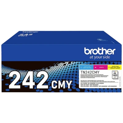 Afbeelding van Brother Toner TN 242CMY Origineel Combipack Cyaan, Magenta, Geel 1400 bladzijden TN242CMY