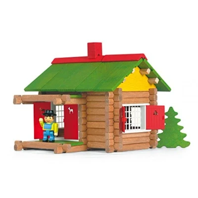 Afbeelding van Actiefiguren Jeujura My Wooden Chalet 100 Onderdelen Playset