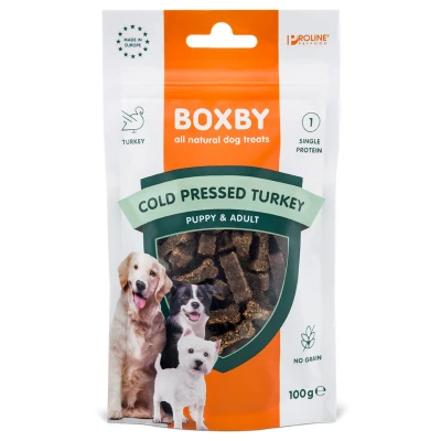 Afbeelding van Boxby Grain Free 100 g Hondensnacks Kalkoen Hypo Allergeen