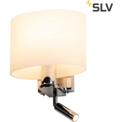 Afbeelding van SLV KENKUA SPOT 1002855 LED wandlamp E27 40 W Chroom