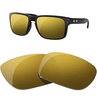 Afbeelding van HiCycle2 Vervangende gepolariseerde glazen voor Oakley Holbrook zonnebril meerdere opties, Brons